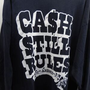 Vintage Y2K Akademiks Cash Still Rules Back Hit Sleeve Hit 3XL Jesse Pinkman